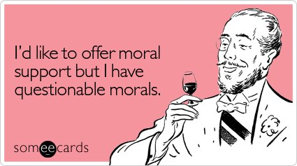 questionable morals